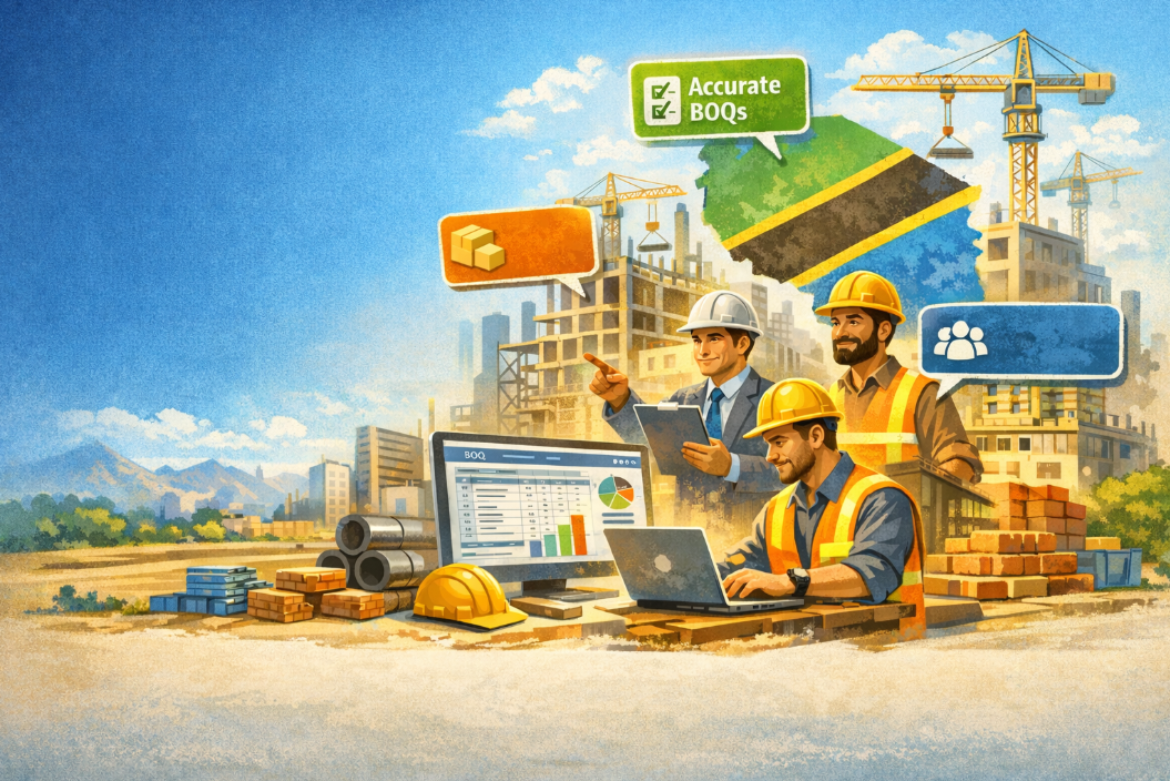 Construction professionals collaboration